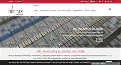 Desktop Screenshot of micruxfluidic.com